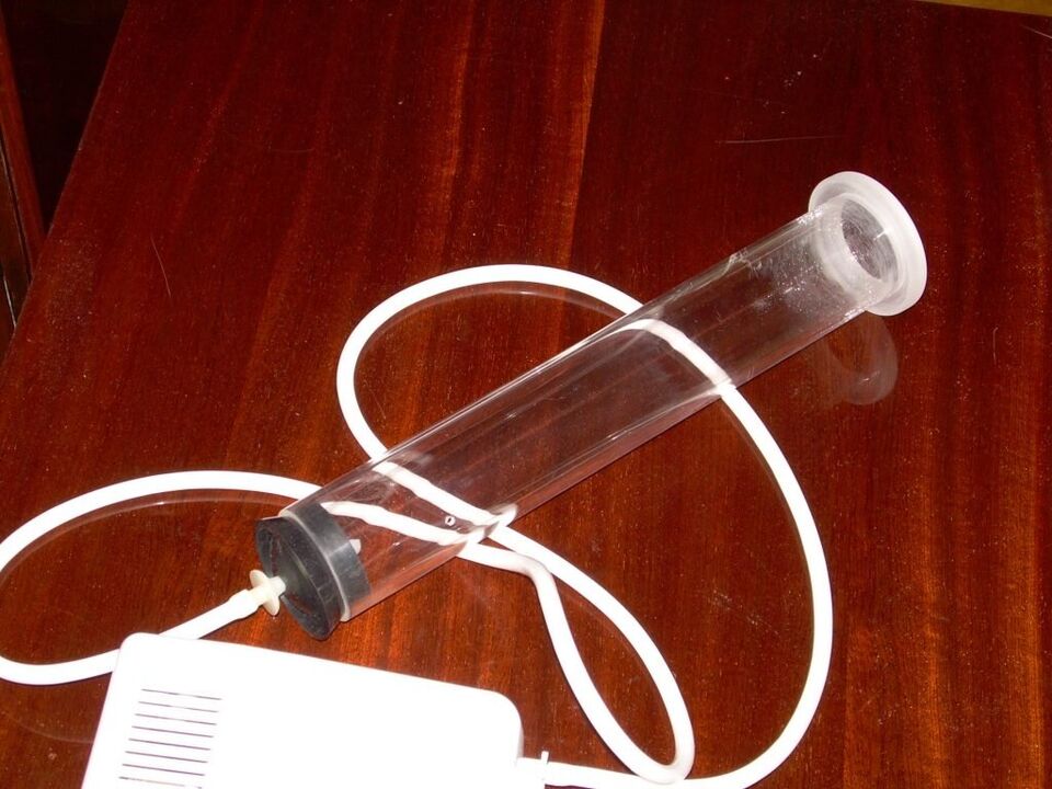 bomba para aumentar o pênis