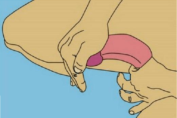 flexionando o pênis para aumentar a cabeça